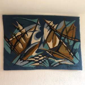 Wandkleed Abstract Gilles Duvert