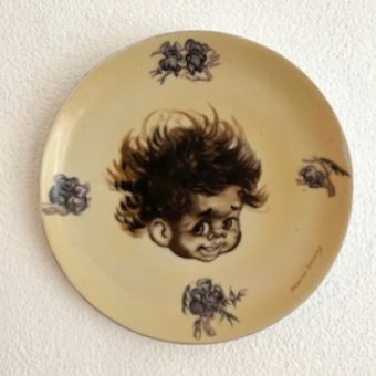 Brownie design plate