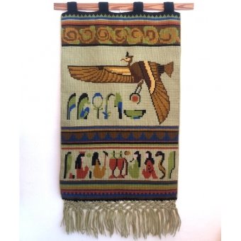 Egyptian tapestry wall decoration