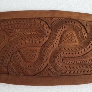 Wooden wall decoration panel