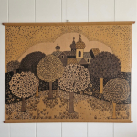 Wandkleed Russisch dorp Denemarken