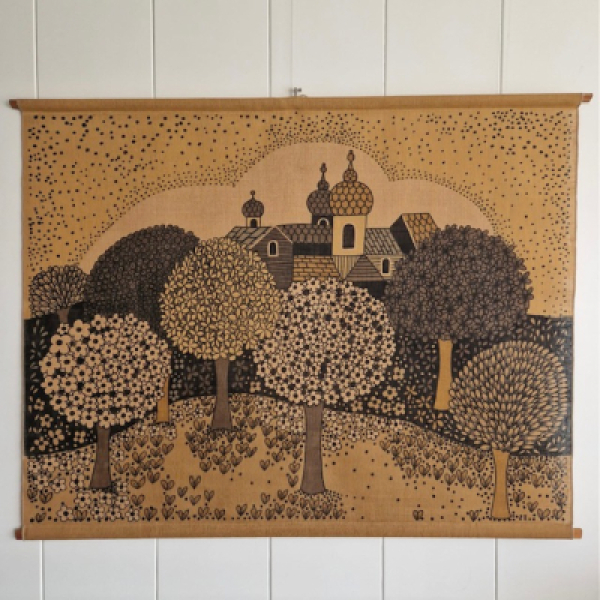 Wandkleed Russisch dorp Denemarken