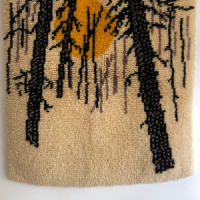 Winter scene tapestry 