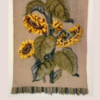 Sunflowers tapestry wall decoration