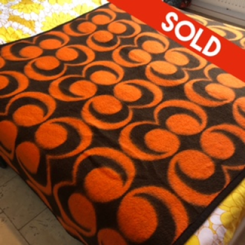 Circles seventies blanket