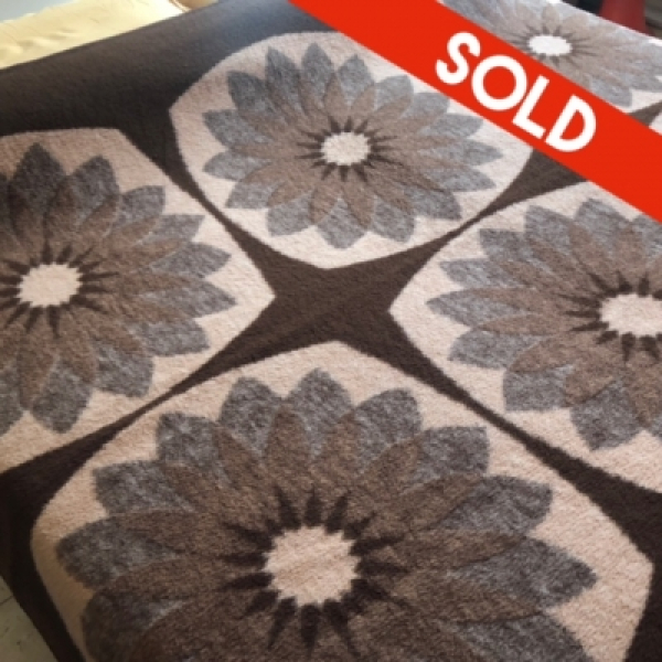 Mandala bloemen deken