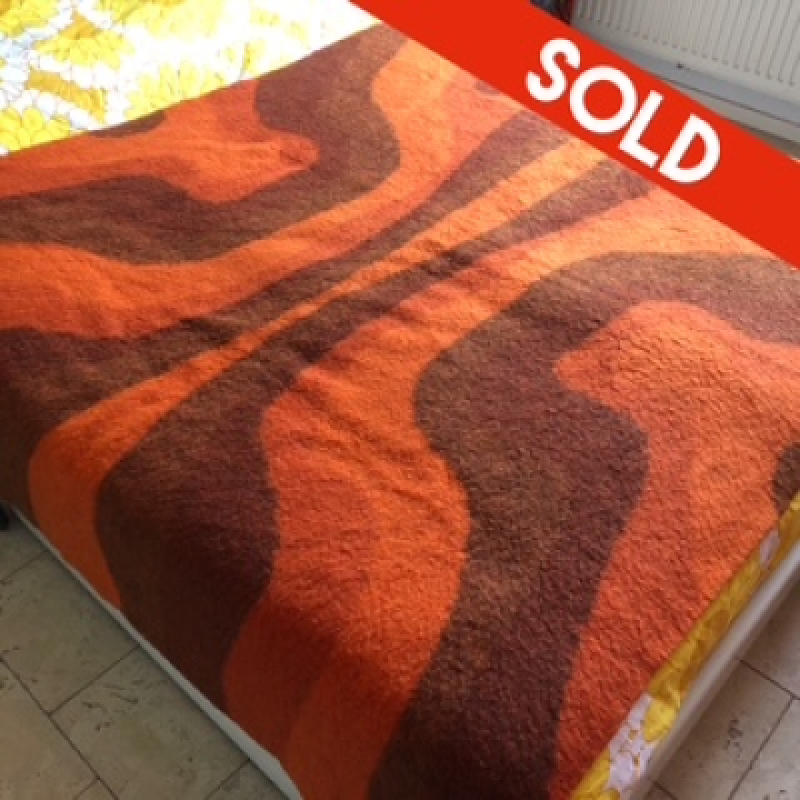 Psychedelic design blanket