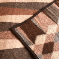 Brown Backgammon design blanket