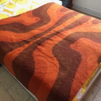 Psychedelic design blanket
