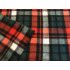 Red grey blocked blanket