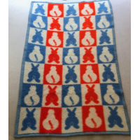 Poes en konijn kinderdeken