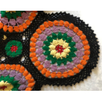 Crochet granny blanket - bulbs