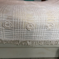 Crochet white plaid 3D