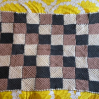 Granny geblokt plaid 