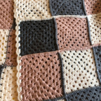 Granny geblokt plaid 