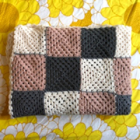 Granny geblokt plaid 