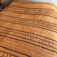 Oranje geel bruine plaid