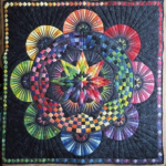 Patchwork sprei wandkleed