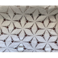 White crochet blanket