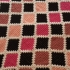 Granny square blanket - pink