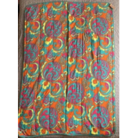Oranje psychedelische slaapzak