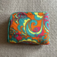 Oranje psychedelische slaapzak