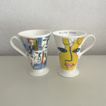 2x Art Jaap Keldermans mokken