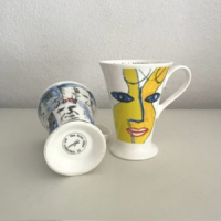 2x Art Jaap Keldermans mokken