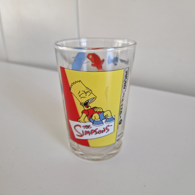 The Simpsons glass The Simpsons glass