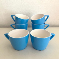 6x Blauwe Mepal bekers