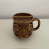 Design moustache mug - brown
