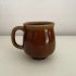 Design moustache mug - brown