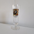 4x Heineken beer glasses