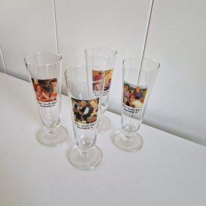 4x Heineken bier glazen