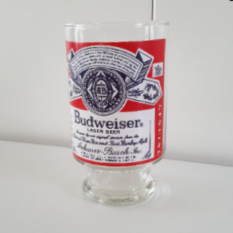 Budweiser bierglas