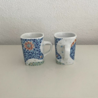 2 Gaudi espresso kopjes