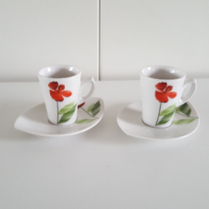 Espresso kop en schotels