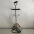 Metal wineglasses bottles carrier