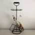 Metal wineglasses bottles carrier