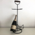 Metal wineglasses bottles carrier