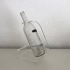 Plexiglass wine bottle rack