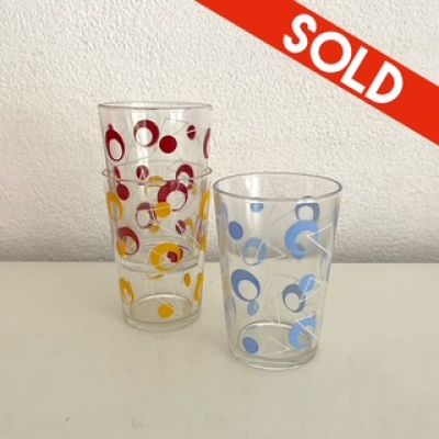 Juice glasses - 3x 60s