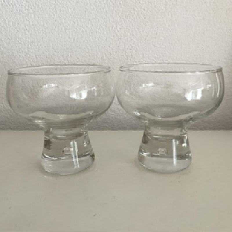 2 Kosta Boda cocktail glasses