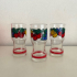 3x Longdrink fruit glazen
