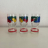 3x Longdrink fruit glazen
