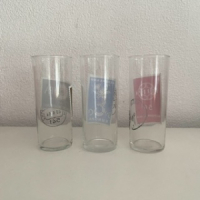 3 Postzegel decor glazen