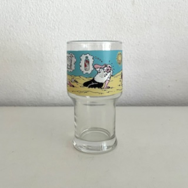 Lambik en Jerom melk glas