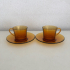 2x Duralex cup and saucer