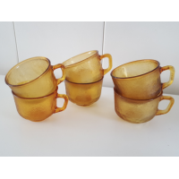 6x Arcoroc okergele koppen