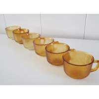 6x Arcoroc okergele koppen